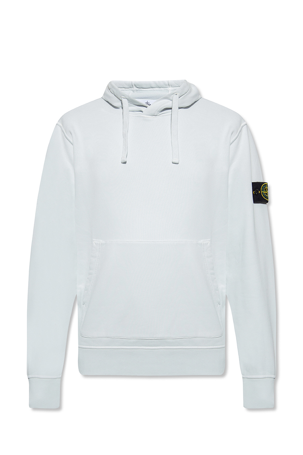 Light blue stone island on sale hoodie